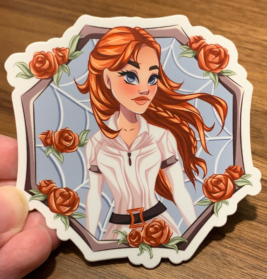 Black Widow Sticker