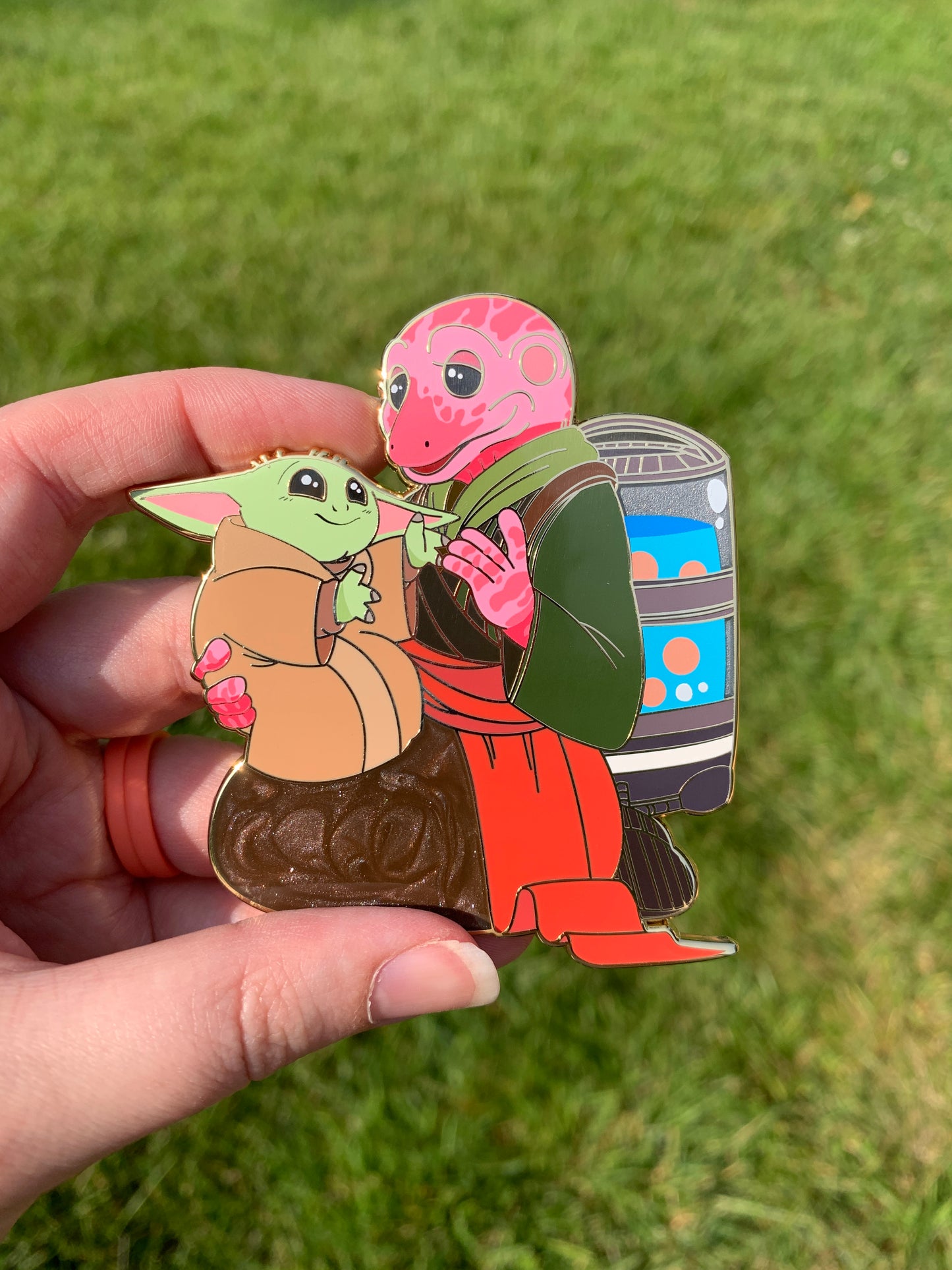 Frog Lady & Grogu