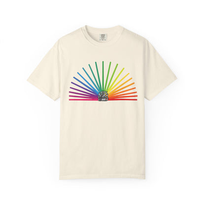 Star Wars Rainbow Lightsaber Unisex Garment-Dyed T-shirt