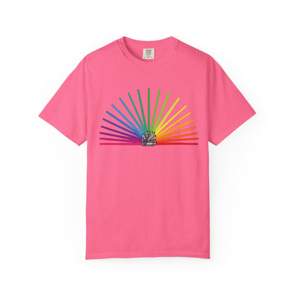 Star Wars Rainbow Lightsaber Unisex Garment-Dyed T-shirt