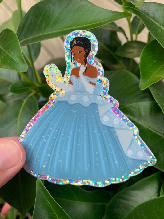 Cinderella Glitter Sticker